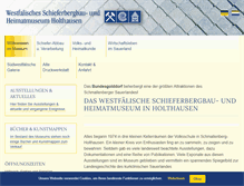 Tablet Screenshot of museum-holthausen.de